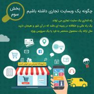 چگونه یک فروشگاه آنلاین تجاری داشته باشیم؟ بخش سوم